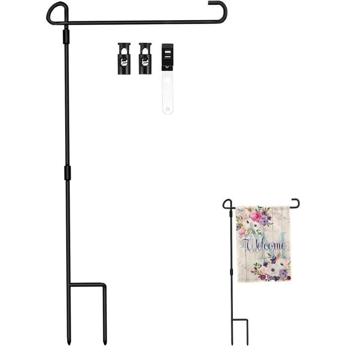 Lot De 6 Clips Anti-vent Pour Drapeaux De Jardin, Supports En