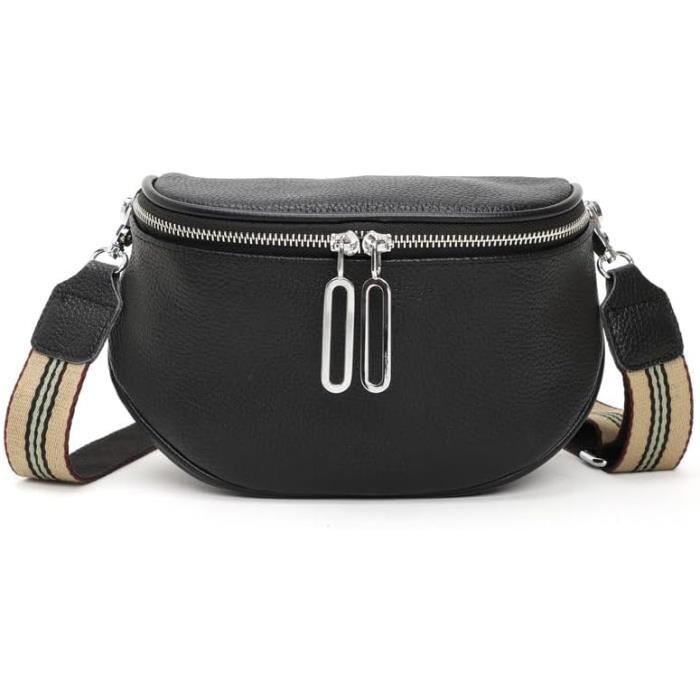 Sac Banane Femme Bandoulière Gris Foncé - Dimensions 26x9x16 Cm, 300 G, Neuf Avec étiquettes, Fabriqué En Chine