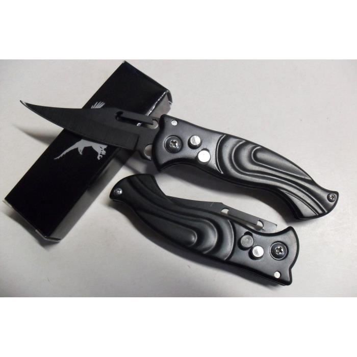 Black couteau de poche pour objets jusqu'à 12cm de long 