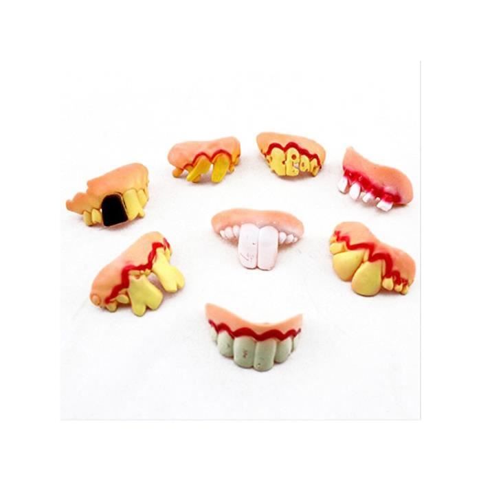 5Pcs Fausse Dent Halloween Drôle Artificielles Prop Pour Party Masquerade -  Cdiscount Jeux - Jouets