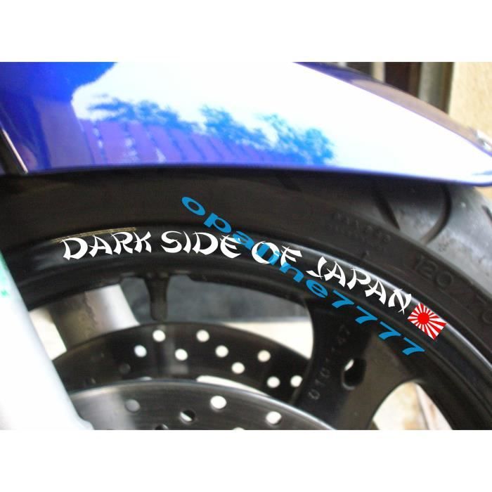 STICKER LISERET JANTE DARK SIDE OF JAPAN YAMAHA FAZER MT01 ...