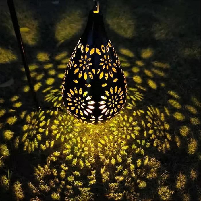 ULEMONDEE Lot De 2 Lampes Solaires De Rechange Pour Extérieur - Lanternes Solaires Suspendues LED