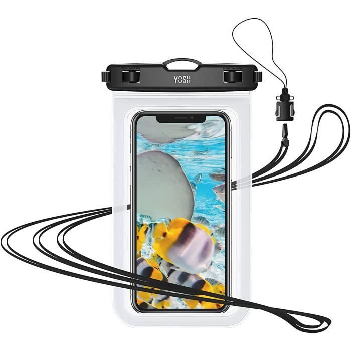 Pochette Étanche Smartphone [IPX8] Pochette Téléphone Étanche, Coque Étanche  Smartphone Universel pour iPhone 13 12 11 XS XR [i3363] - Cdiscount  Téléphonie