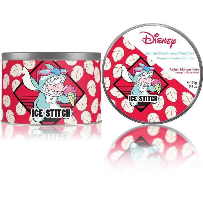 Bougie végétale parfumée Disney Ice Stitch - boite métal Multicolor -  Cdiscount Maison
