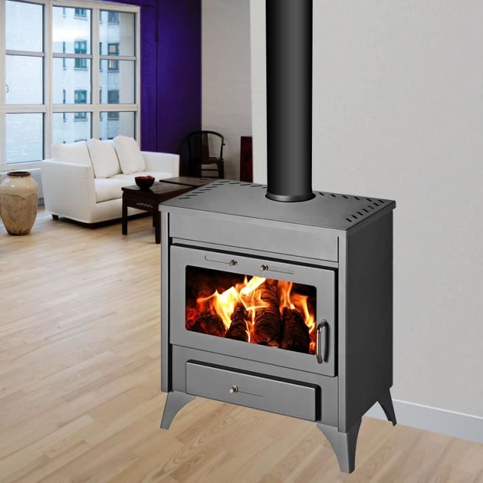 Ray Max Poele Bois 13kw Achat Vente Poele A Bois Poele Bois 13kw Cdiscount