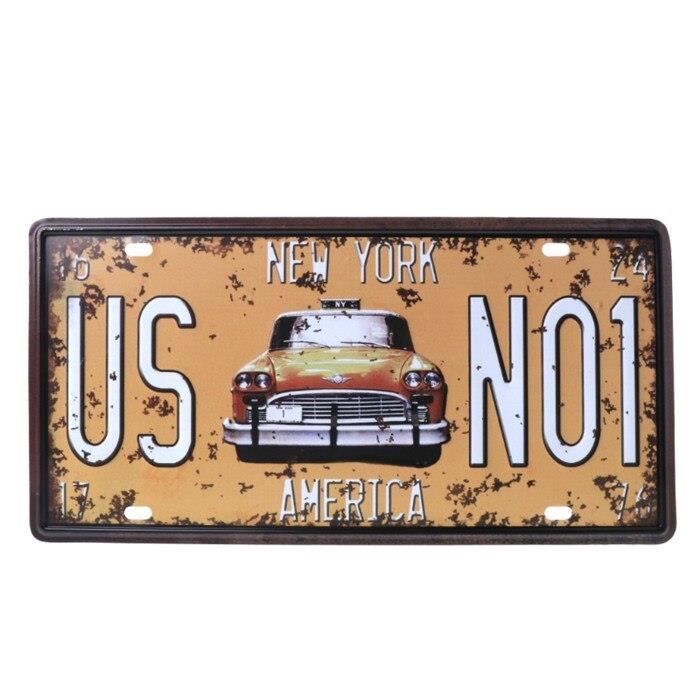 Plaque D'Immatriculation Indiana - Boutique Cowboy
