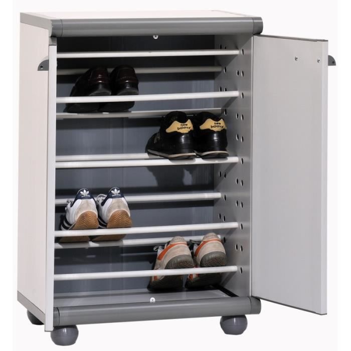 Armoire Plastique Range Chaussures 2 Portes Achat Vente Meuble