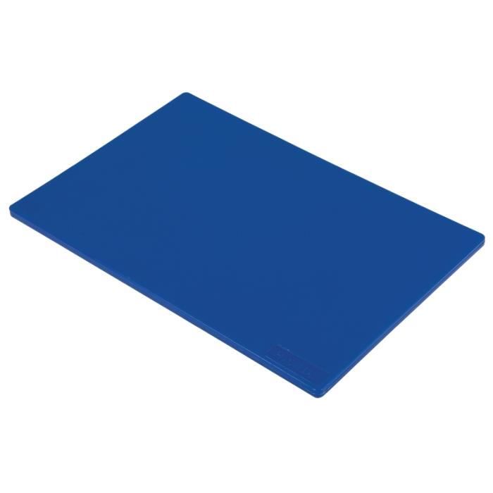 Planche à Découper 450 x 300 x 12 mm Couleur Bleu - Hygiplas