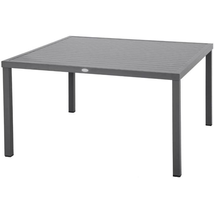 Tables de jardin Table de jardin Hespéride carrée PIAZZA 8 places