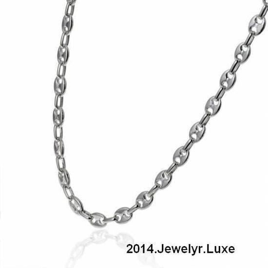 Chaine homme grain de café argent pas cher clearance
