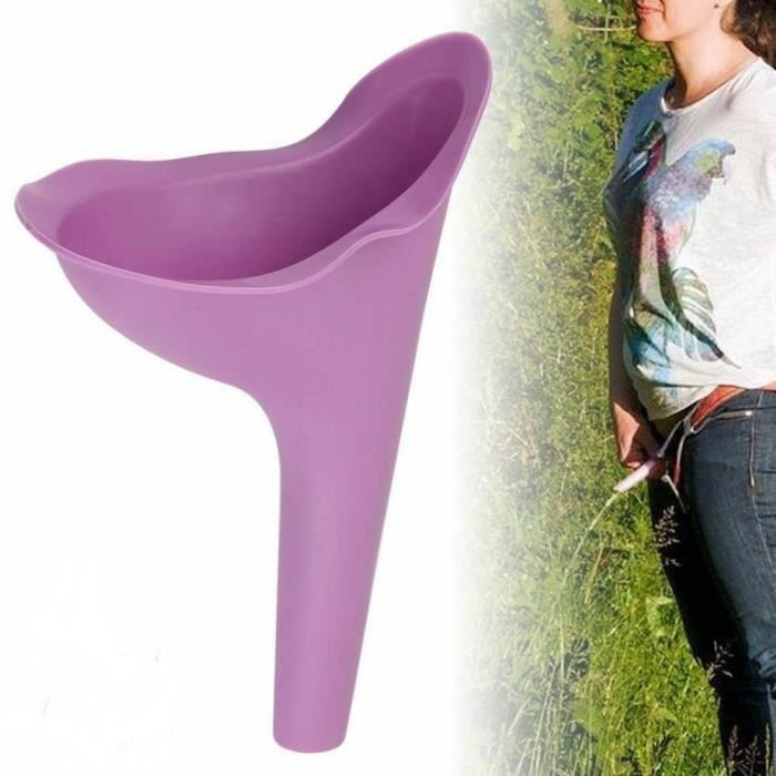Pisse Debout Pour Femme – 2 Pièces, Urinoir Portable Réutilisable, 19 Cm – Avec étui – Pour Camping, Randonnée, Voyages, Urgences