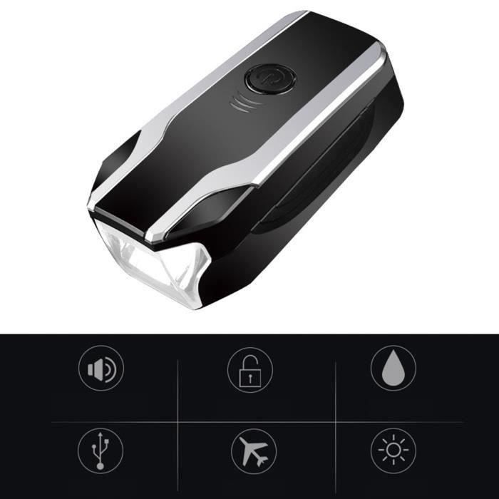 Phare Vélo - Lampe Frontale Bicyclette - Style Rétro Étanche