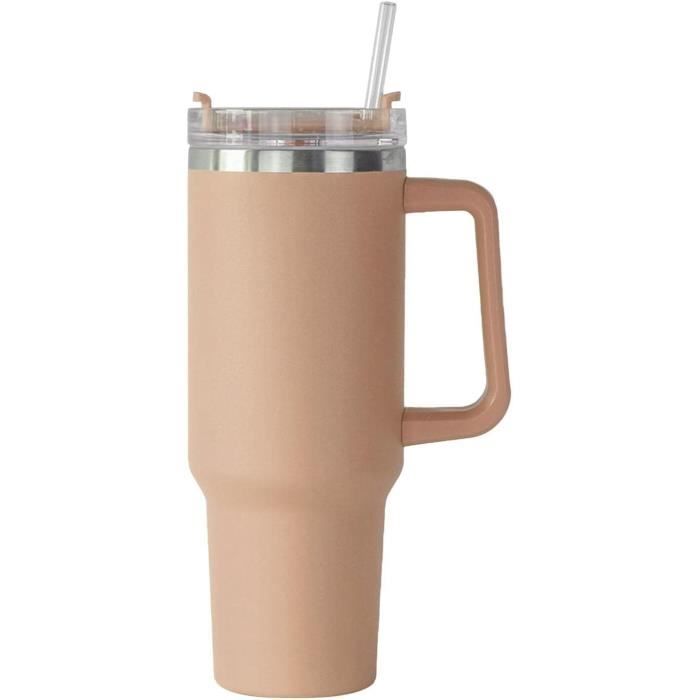 Tasse Isotherme Voyage 1,2 L Acier Inox 304 – Drapeau Portugais, Grande Capacité Avec Poignée