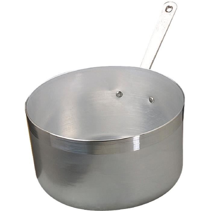 Casserole aluminium Agnelli - Diamètre 12 cm - Gris - Tous feux sauf induction