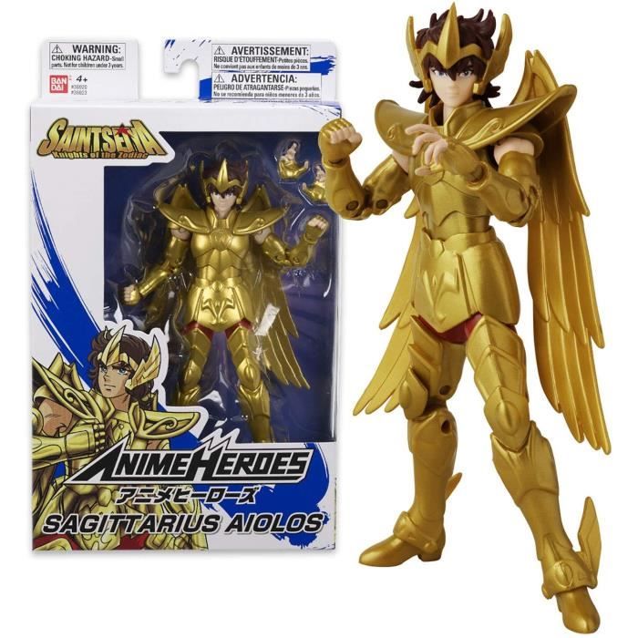 Figurine Saint Seiya Sagittaire Aiolos Bandai 1987 Japonaise - Occasion Avec Boîte