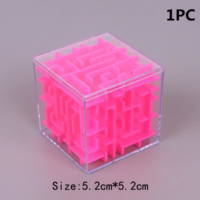 Maze Ball - Grand Labyrinthe 3D - Cube Magique Et Boule - Jouet
