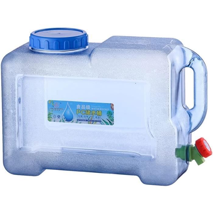 Stronrive Jerrican Alimentaire 10L Avec Robinet - Réservoir Eau Camping Portable Qualité Alimentaire Avec Poignée - Parfait Voyage, Voiture Et Maison