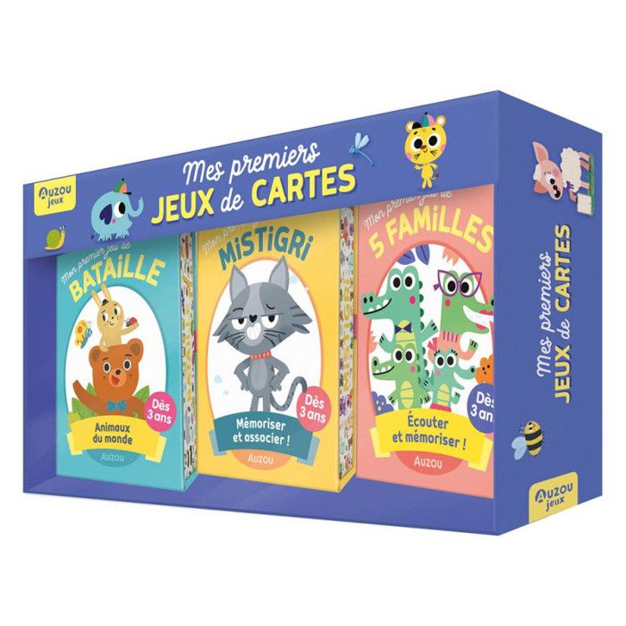 Auzou - Carte Da Gioco Multicolore: Mazzo Classico Per Bambini E Adulti, Design Vivace - 2
