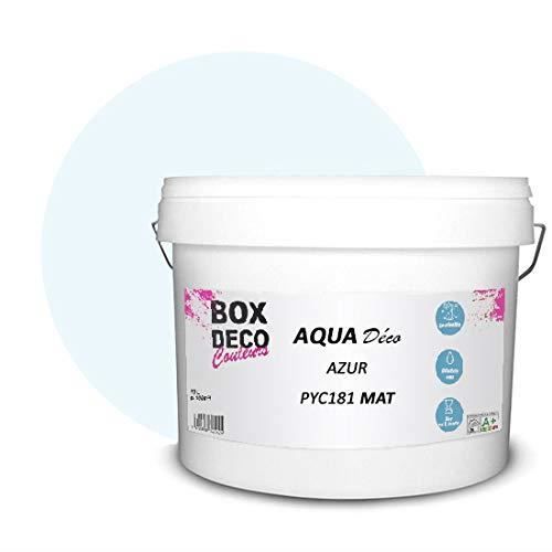 Peinture murale acrylique BOX DECO COULEURS Bleu Azur 10L — free download