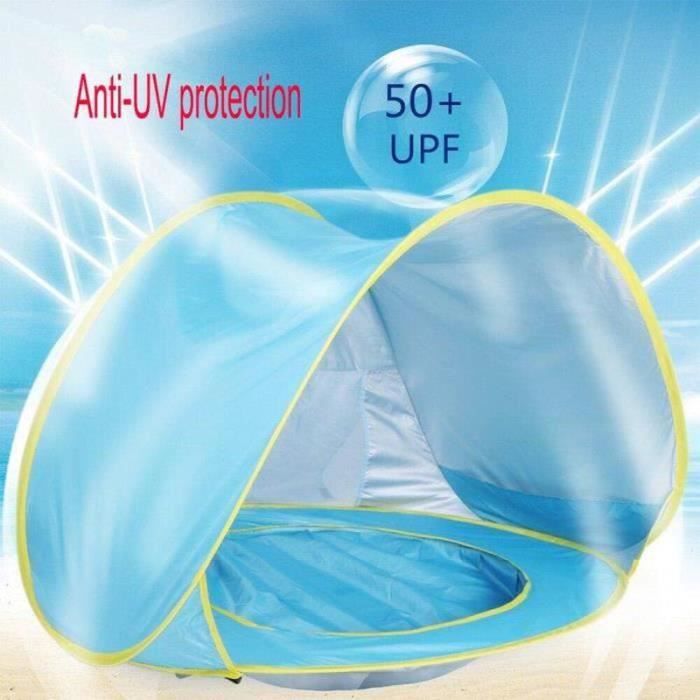 Tente De Plage Bébé Pop-Up Anti-UV 50 Outtec, Avec Poches à Sable - 2