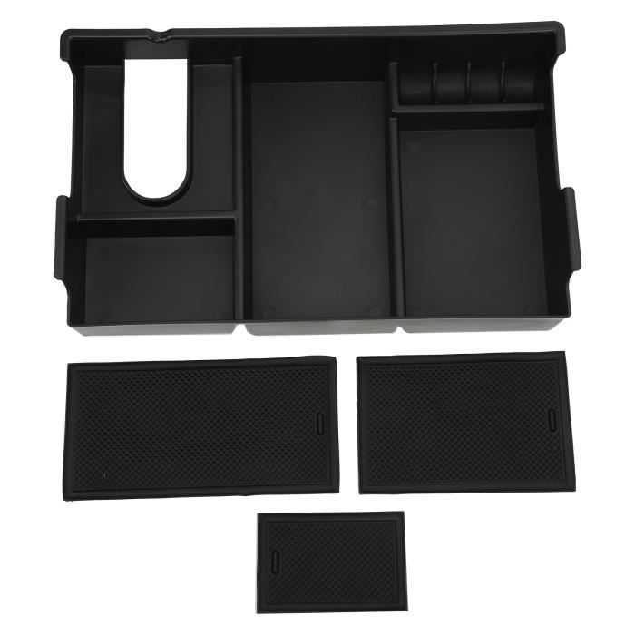 Boîte De Rangement Pour Accoudoir Central Skoda Elroq EV (2025-2027) - Plateau Organisateur Avec Tapis Antidérapant - Modèles 50, 60, 85, 85x, RS