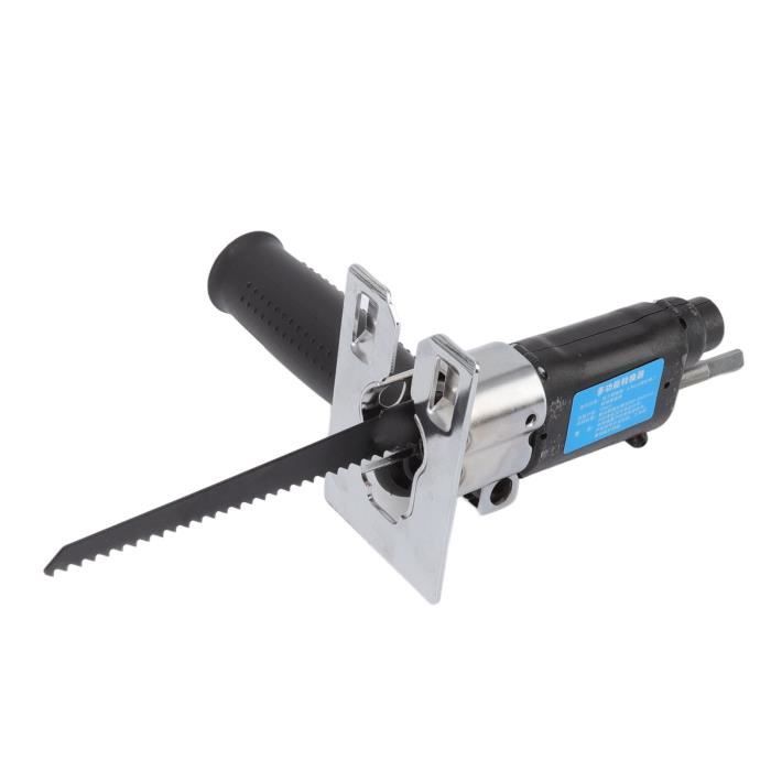 Adaptateur Scie Sabre Pour Perceuse - Transforme Ta Perceuse En Scie Sabre, Kit Avec Lames Et Poignée
