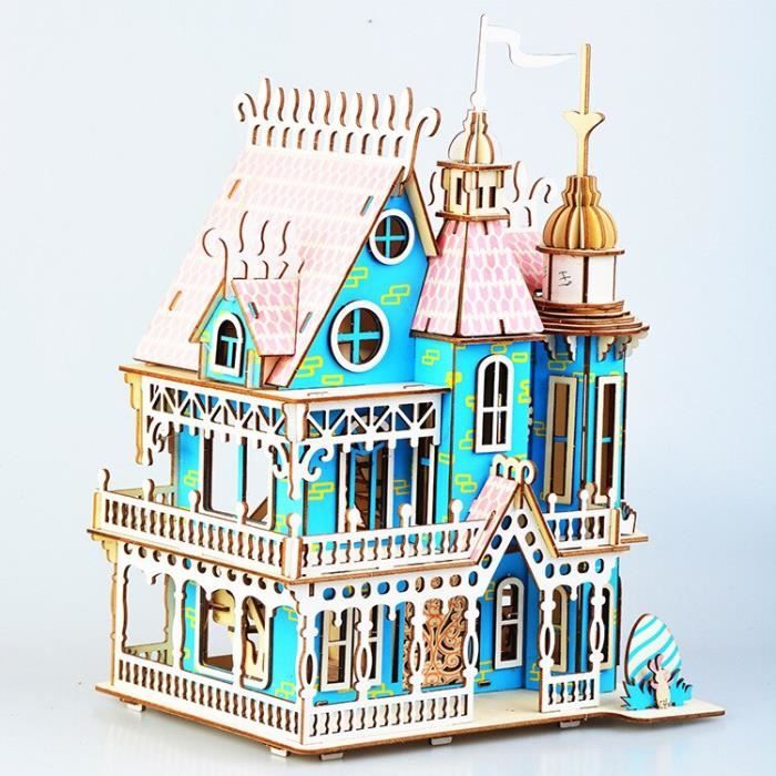 Diymnhaus - Kit de construction de mini maison de poupée Forest Fruit Town Series miniature - Modèle de construction 3D pour adulte - Cadeau créatif (Little Bear Berry Shop
