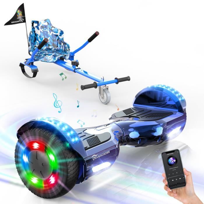 Hoverkart Tout Terrain Gyropode Overkart Trottinette Electrique Pas Cher pour 6.5 8.5 10 Hoverboard Overboard Kart 