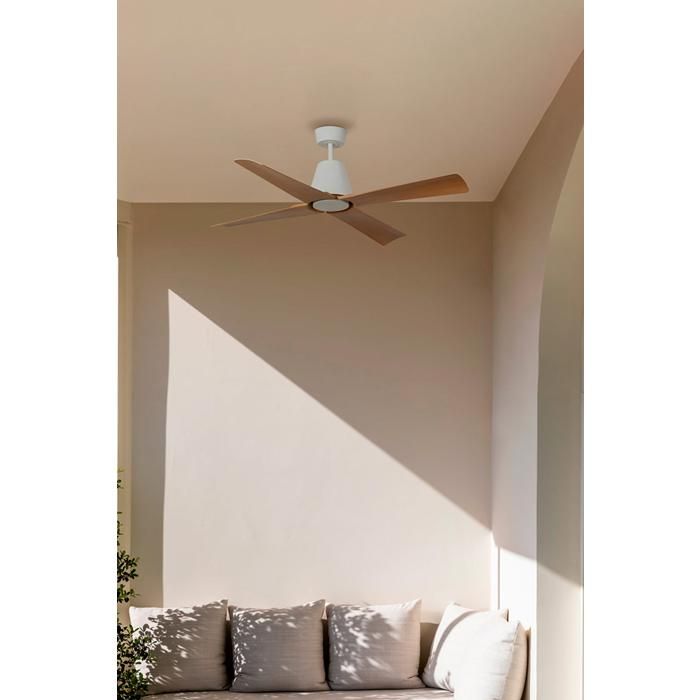 Ventilateur de plafond - FARO BARCELONA - TYPHOON - Ø130 cm - Moteur DC 6 vitesses - IP44 télécommande