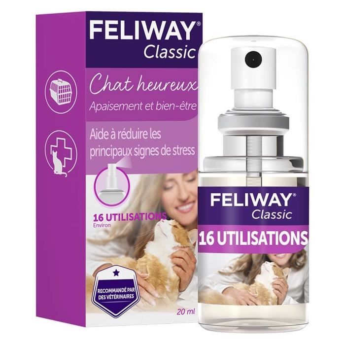 Diffuseur De Phéromones FELICALM Pour Chat - Apaisant, Anti-Stress, Recharge 30 Jours 70 M², Sans Odeur