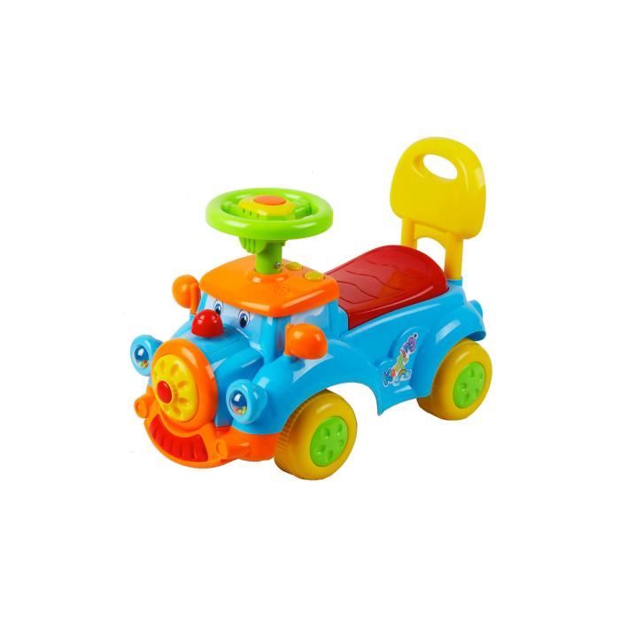 Porteur Pousseur locomotive musical Cdiscount Jeux Jouets