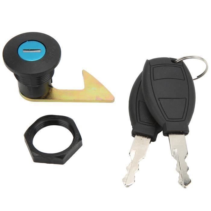 Serrure Universelle Pour Coffre De Moto/scooter - Aluminium Renforcé (crochet Court)