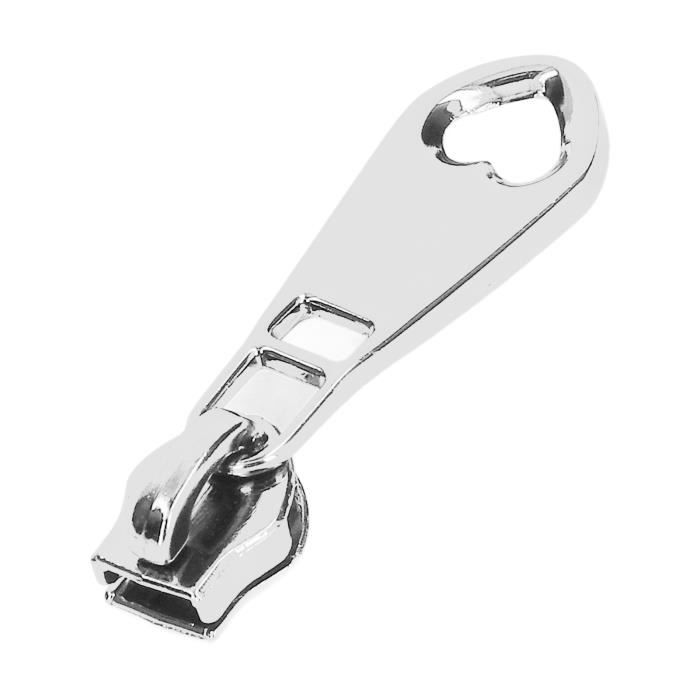 GOTOTOP curseurs de fermeture éclair en métal 5 pièces tirette en forme de coeur résistant à l