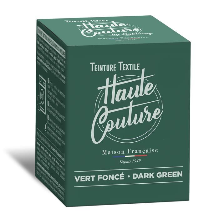 Teinture textile haute couture vert foncé 350g