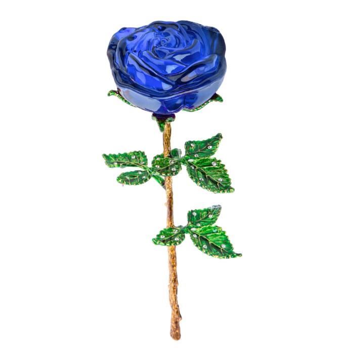 25cm Cristal Rose Decoration Decoratif De Collection En Boite Faux Roses Fleur Figurine Cadeau D Anniversaire De Mariage Bleu Cdiscount Maison 25cm Cristal Rose Decoration Decoratif De Collection En Boite Faux Roses Fleur Figurine Cadeau D Anniversaire De Mariage Bleu Cdiscount Maison