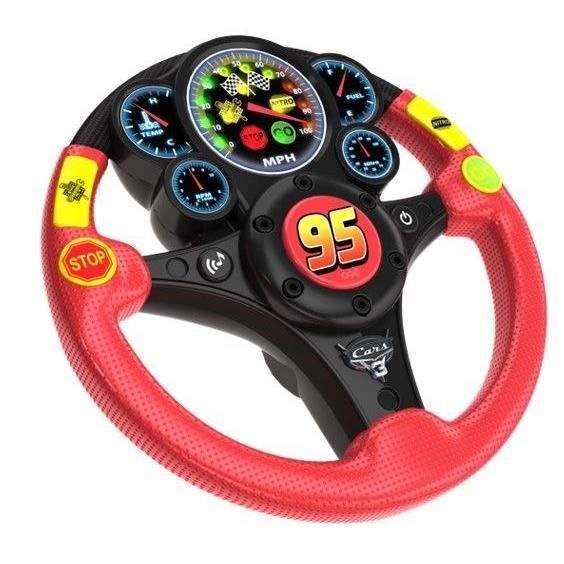 EKIDS Cars Volant de Conduite pour Enfant CR-155 Rouge