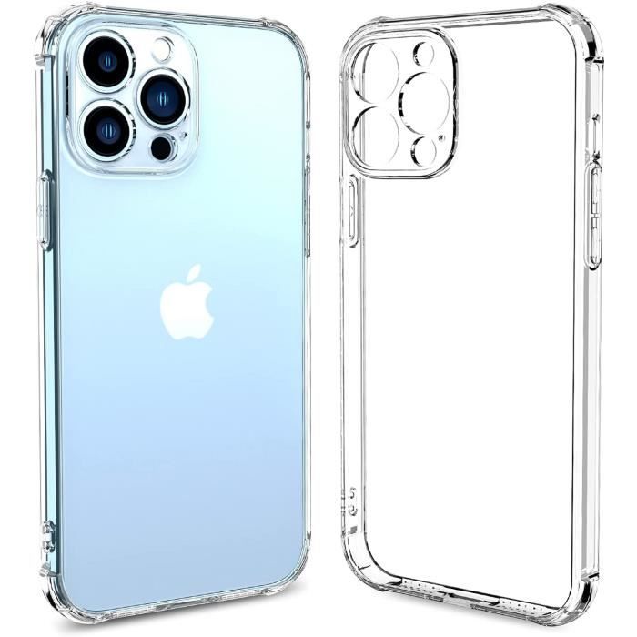 Coque Souple Transparente Silicone TPU Pour IPhone 14 Pro - Marque HTS - Neuf Avec Emballage