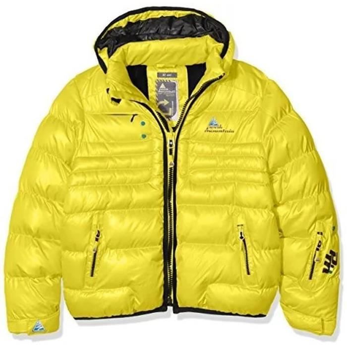Doudoune enfant Peak Mountain Ecapti jaune 10 ans Cdiscount