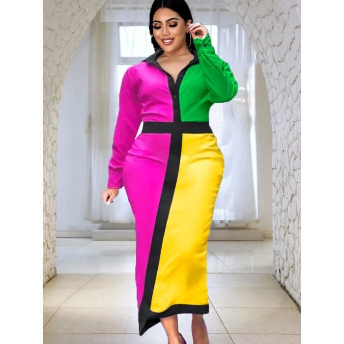 Juketron Pantalon Large Combinaison Femme Juketron Imprimé Carreaux - Manches Longues Style Décontracté Combinaison Pantalon Large Manches Longues