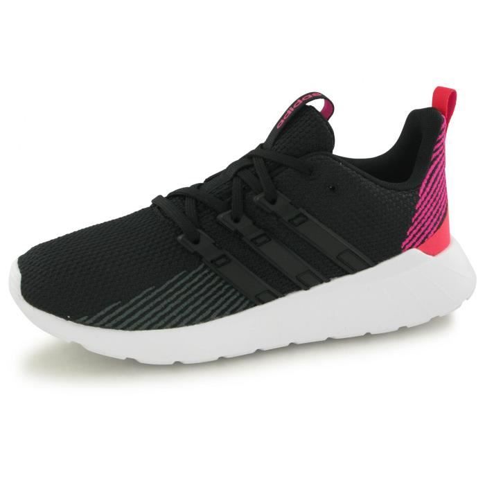 basket adidas femme noir et rose