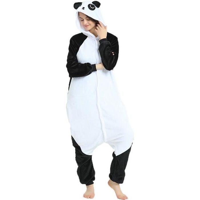 nouveaute combinaison animaux pyjama grenouillere femme et homme adulte ado cartoon pour deguisement de nuit vetement blanc blanc blanc cdiscount pret a porter