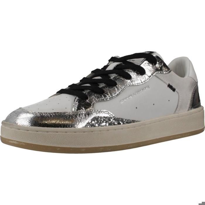 CRIME LONDON Sport > Zapatillas Mujer Modèle Chaussure Crime London Modèle 20205pp7b - Coleur Blanc