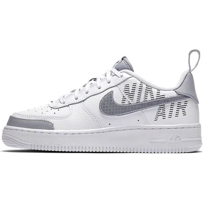Nike Air Force 1 07 Low 2 Chaussures de Baskets Ref.BQ4421-100 pour Femme  Homme Blanc Gris Blanc gris - Cdiscount Chaussures