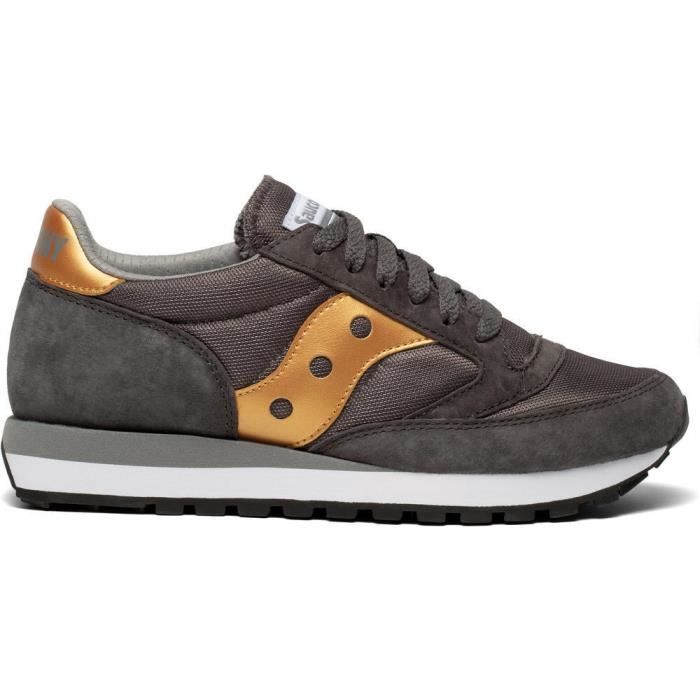 Baskets femme Saucony jazz 81 gris jaune or 39 Gris jaune or Cdiscount Chaussures