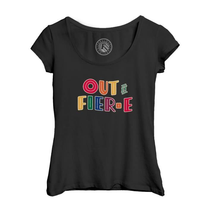 T shirt noir et fier sales