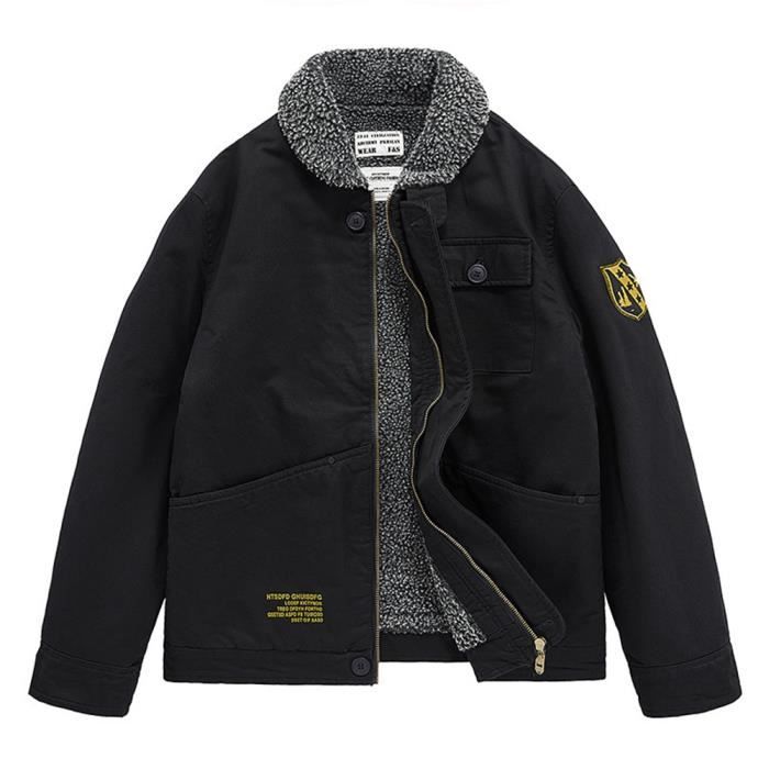 Veste En Jean Homme Doublée Polaire Sherpa - Col Chaud Et Poches Pratiques Jamron