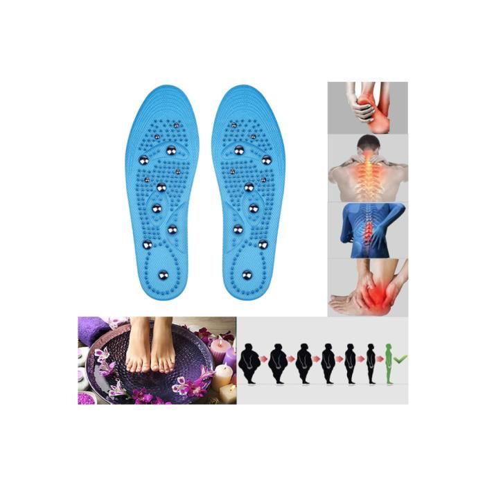 Semelle Magnetique, 1 Paire Semelles Magnétiques, Semelles Acupression Pour Homme et Femme, Semelle Gel Réflexologie Et D'acupression, Soins de Santé Des Pieds Fasciite Plantaire (Noir, 35-39 Semelle Magnetique, 1 Paire Semelles Magnétiques, Semelles Acupression Pour Homme et Femme, Semelle Gel Réflexologie Et D'acupression, Soins de Santé Des Pieds Fasciite Plantaire (Noir, 35-39