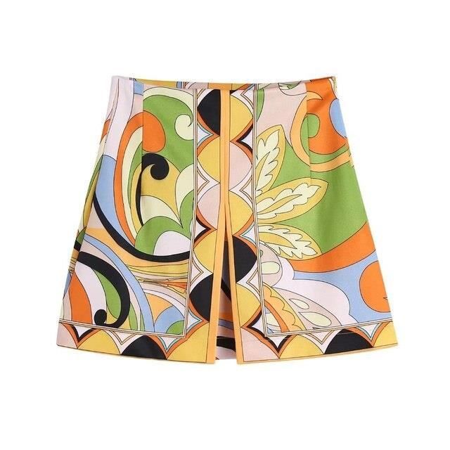 Jupe Longue New Look Verte Imprimé Animal - Taille 10 - Occasion