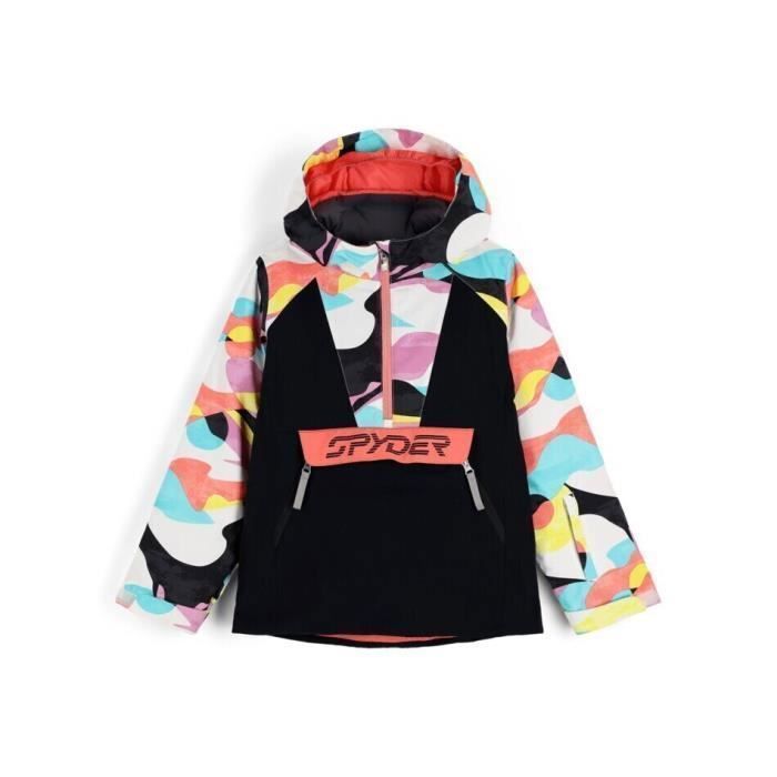 Veste de ski fille Spyder Kaia black 10 ans Cdiscount Sport