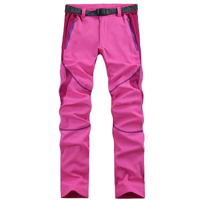 Pantalon Randonnée Femme Séchage Rapide Amovible - Confortable Et Léger Pour Camping Et Plein Air